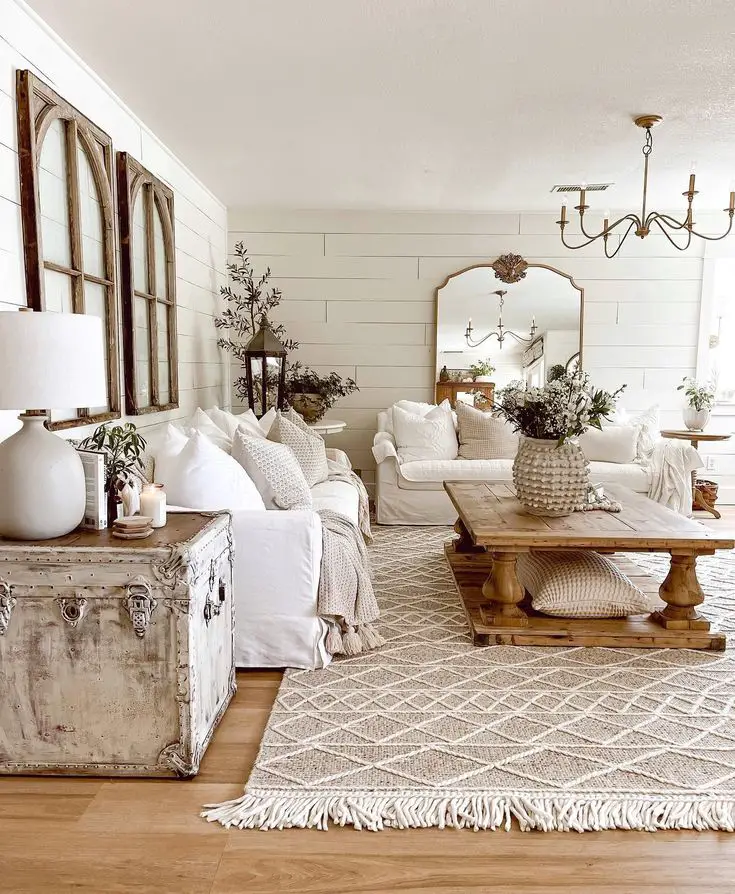 Farmhouse Living Room: Creating a Cozy and Timeless Space - 9