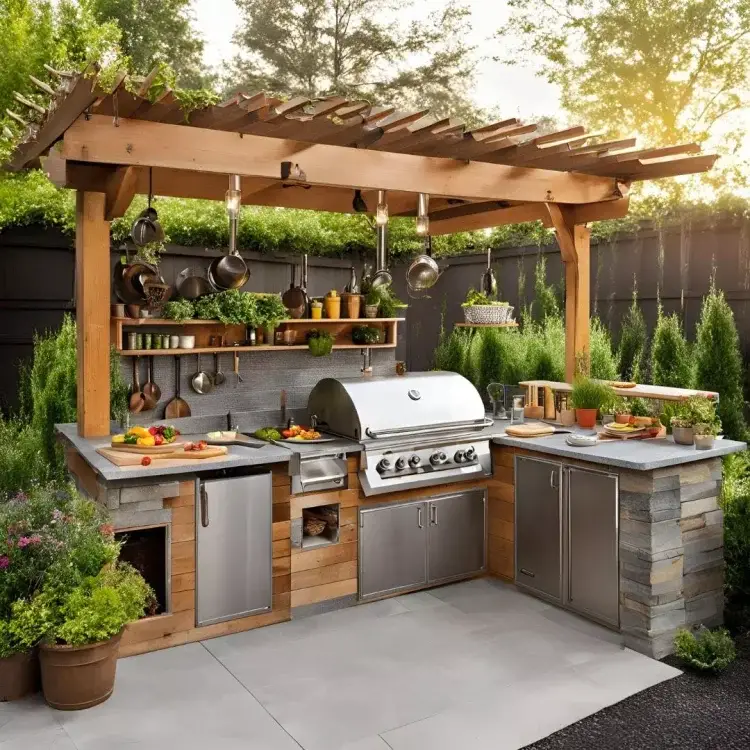 Creative Outdoor Kitchen Ideas for Your Dream Space  - 7